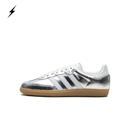 Adidas Samba 'Metallic Silver' Cracked Leather (Semi UA)