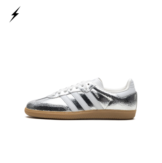 Adidas Samba 'Metallic Silver' Cracked Leather (Semi UA)